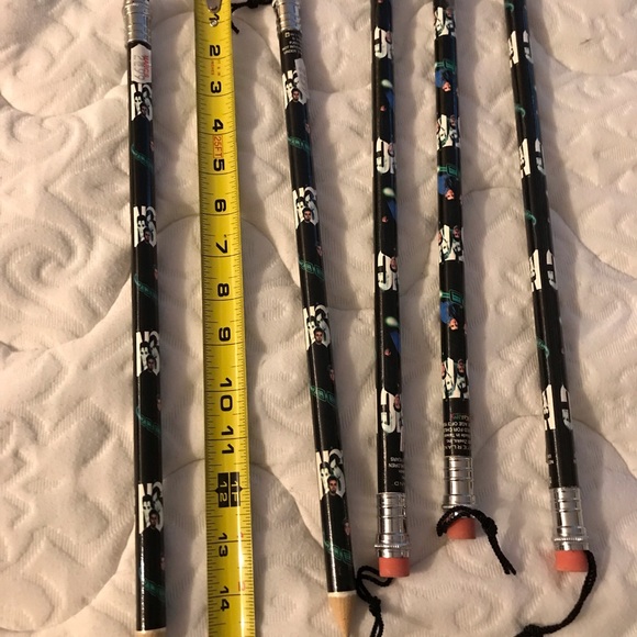 Other - NSYNC large pencils. lot 5 boy band music